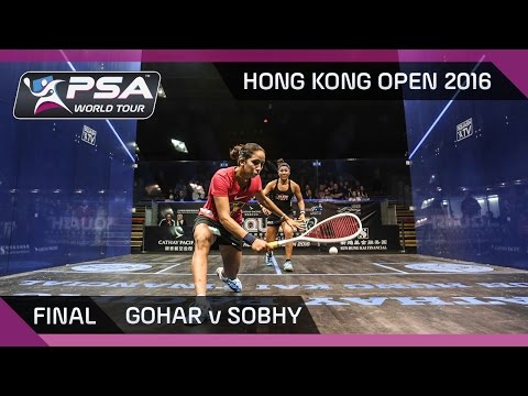 Squash: Hong Kong Open 2016 - Gohar v Sobhy - Final Highlights