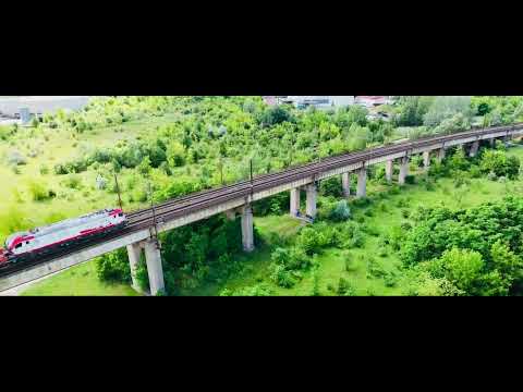 Kolejowa Obwodnica Poznania - przejazd pociągu towarowego