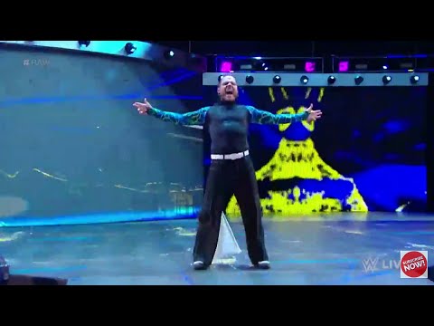 Jeff Hardy Entrance Vs Jinder Mahal for US Championship at Raw