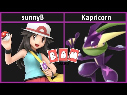 Smash @ BAM Cards 14 - sunnyB (Pokemon Trainer) vs. Kapricorn (Greninja) -  SSBU Tournament