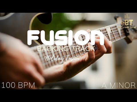 "Holiday Fusion" - Fusion Backing Track in A Minor