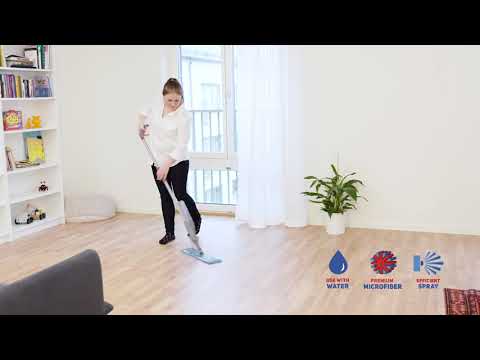 Quick click spraymopp