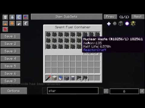 ReactorCraft and Nuclear Waste