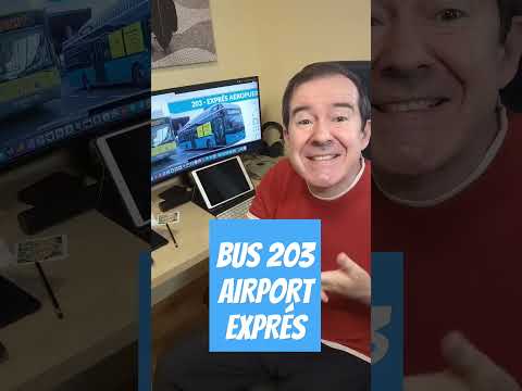 🚌 Aeroporto de MADRID 🟡 ônibus amarelo agora é 🔵 AZUL