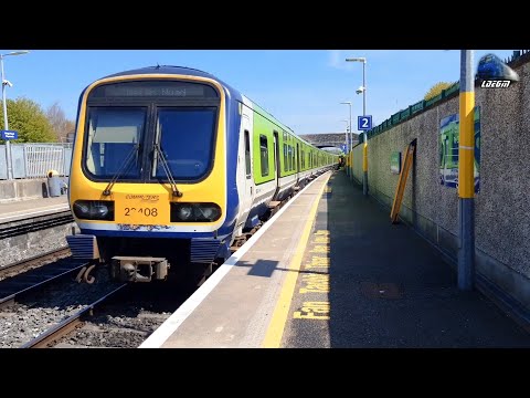 Passenger Trains Iarnród Éireann Irish Rail in Maynooth Station, Ireland - 22 April 2021