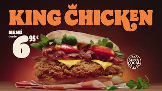 Burger King ¡MENÚ KING CHICKEN A 6,95€! anuncio