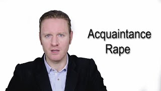 Acquaintance Rape  - Meaning | Pronunciation || Word Wor(l)d - Audio Video Dictionary
