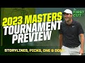 2023 MASTERS TOURNAMENT PREVIEW - Storylines, Picks, One & Done | The First Cut Podcast