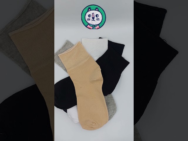 Vídeo relacionado con Aomig Calcetines Diabéticos para Hombre y Mujer, 6 Pares Sin Costuras y Sin Goma, Finos de Algodón para Verano