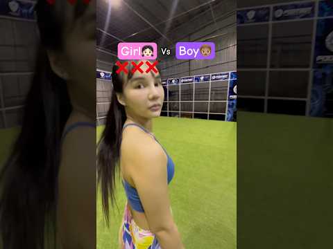 How Boy Vs. Girl Playing Football🤣💪#girl #boy