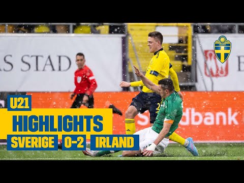 Highlights U21 | Sverige – Irland 0-2 | Ny förlust mot Irland