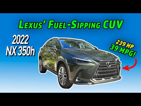 Lexus' 39 MPG Answer To The German Sports CUVs | 2022 Lexus NX 350h