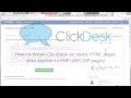 How to add ClickDesk to your website - Step 2: Add code demo