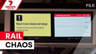 Sydney rail chaos as overhead wire falls | 7NEWS