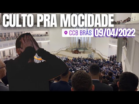 CULTO PRA MOCIDADE CCB BRÁS 09/04 (Cláudio Marçola) | HINO 139 - Ó SENHOR TU ME CONHECES