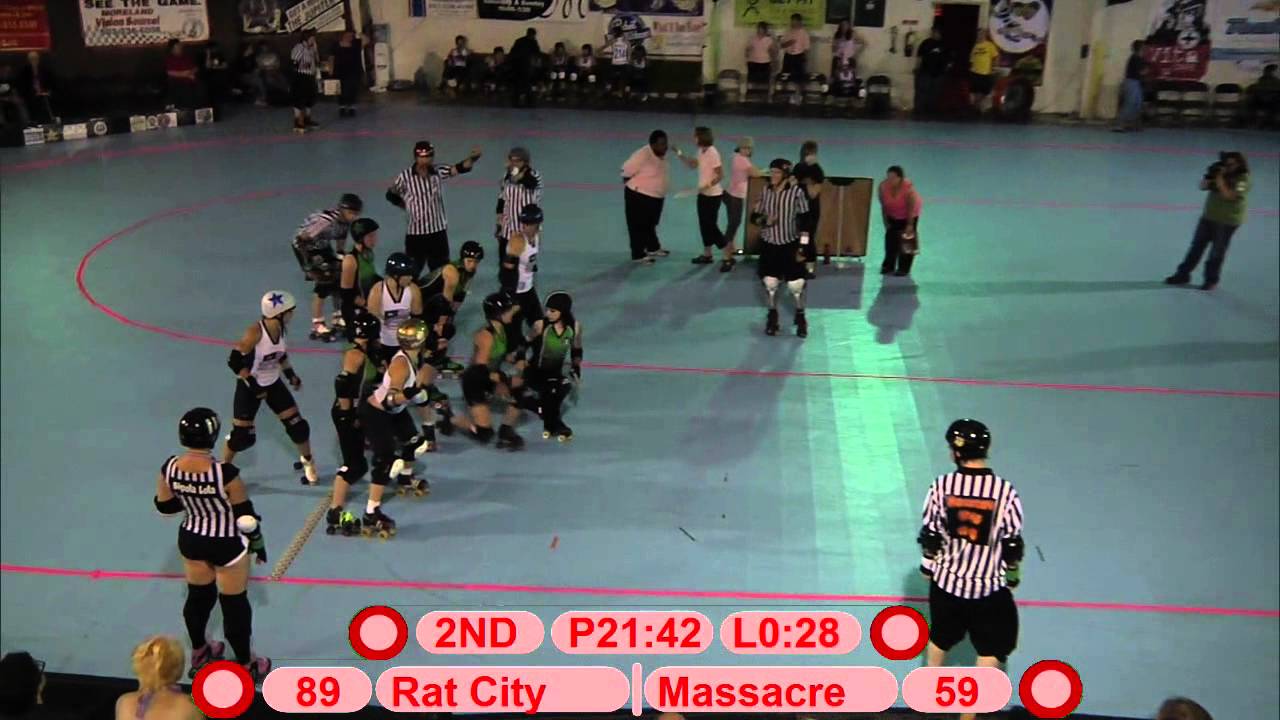 Seattle's Rat City Rollergirls vs. Boston's Derby Dames