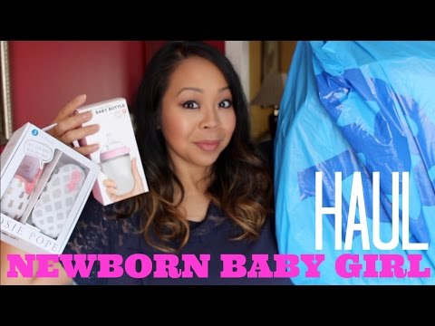 NEWBORN BABY GIRL HAUL | BABIESRUS, ROSIE POPE & COMOTOMO | MommyTipsByCole Video