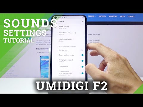 How to Activate / Disactivate Touch Sounds in UMIDIGI F2 – Manage Touch Sounds