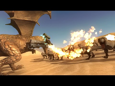 WEAPONIZED DRAGON vs ARMIES - Beast Battle Simulator
