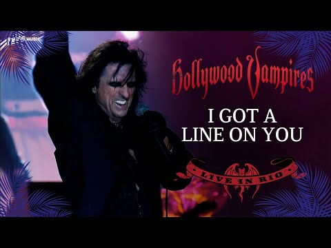 HOLLYWOOD VAMPIRES 'I Got A Line On You' - Official Video - New Album 'Live In Rio' Out Now