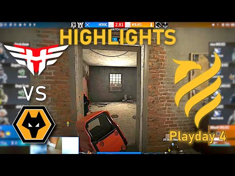 Wolves vs Heroic - HIGHLIGHTS - Playday 4 - EUL 2022 Stage 2 - R6 Esport
