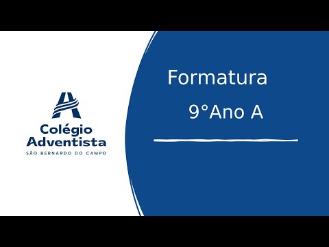 FORMATURA - 9°A 2020