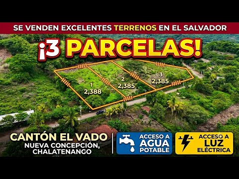 Se vende terreno en caserio el vado, canton Potrero Sula, distrito de Nueva Concepción, Chalatenango
