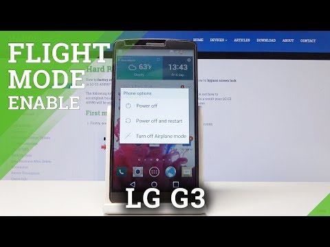 How to Activate Airplane Mode in LG G3 - Flight Mode