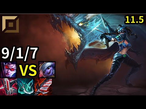 Vayne Top vs Tristana - KR Master | Patch 11.5
