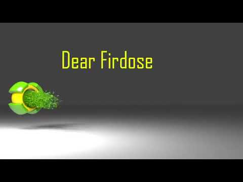 Happy birthday my dear son Firdose
