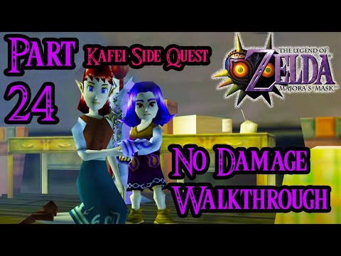 Zelda Majora's Mask 100% Walkthrough Widescreen HD Part 24 - Kafei Side Quest - Couples Mask - Sakon