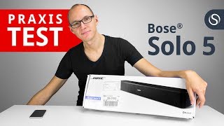 Bose ® Solo 5 Soundbar Test // Deutsch