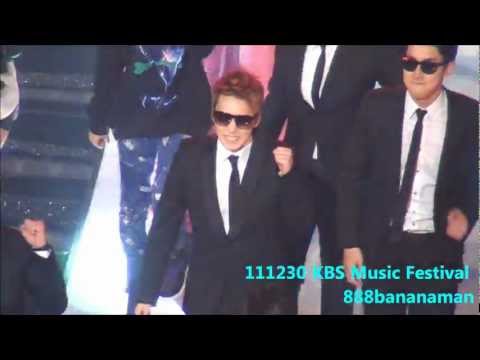 [fancam] 111230 KBS Gayo Daejun Super Junior Shuffle Dance Forcus Sungmin