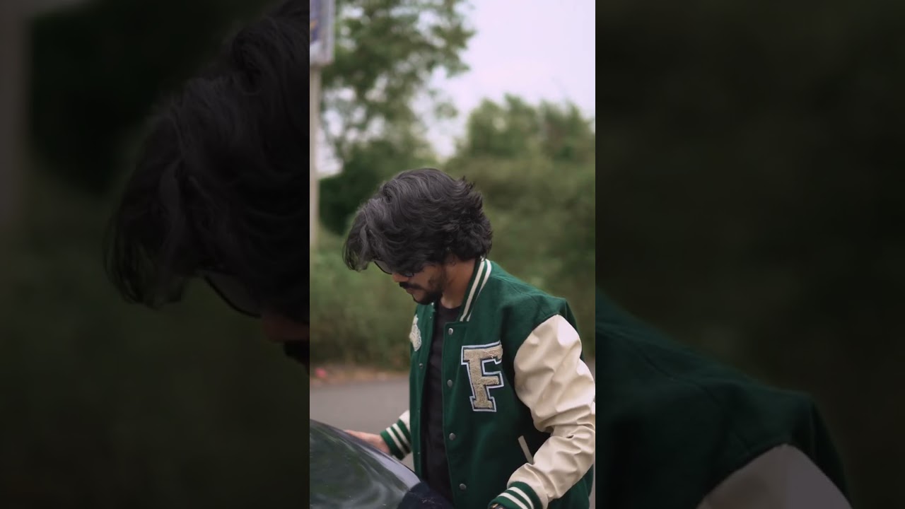Watch video Wait for Green Varsity Jacket! #varsity #varsityjacket #hairstyle #jacket #look Now Wait for Green Varsity Jacket! #varsity #varsityjacket #hairstyle #jacket #look