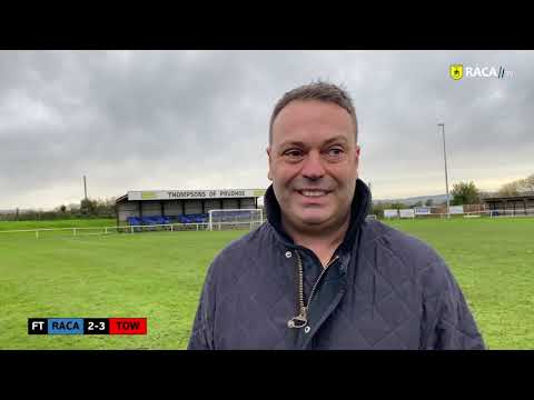 REACTION | John Thompson - RACA 2-3 Tow Law Town - 24.10.20