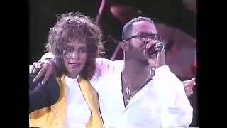 Whitney Houston &amp; Bobby Brown  - Something In Common   LIVE