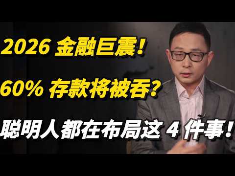 2026金融巨震！ 60%存款将被吞掉？普通人还蒙在鼓里，聪明人都在布局这4件事！#2026金融危機#存款#金融風暴#資產配置#銀行#中產階級#窦文涛#周轶君#马未都#许子东#尹烨#圆桌派