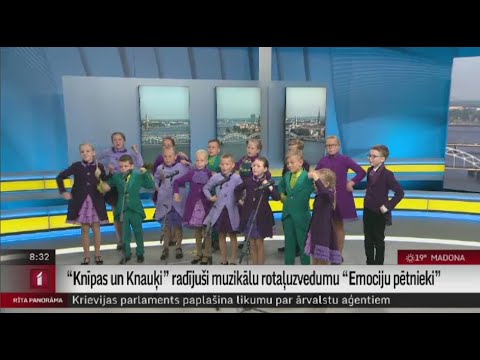 “Knīpas un Knauķi” radījuši muzikālu rotaļuzvedumu “Emociju pētnieki”