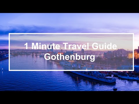 Sweden, Gothenburg : 1 Minute Travel Guide #travel #travelguide