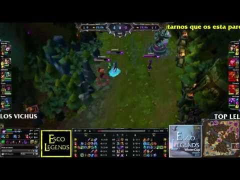 @ESCOLEGENDS #WinterCup - Los Vichus VS Top LeL