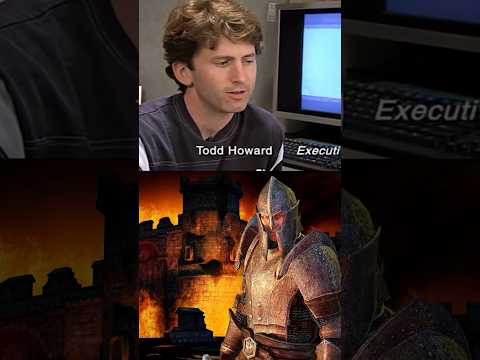 Todd Howard "The Making of Oblivion" 2006 #retrogaming #nostalgia #videogames #gaming