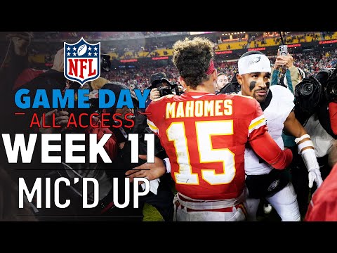 NFL Week 11 Mic'd Up, 'you just won us the game boy' | Game Day All Access