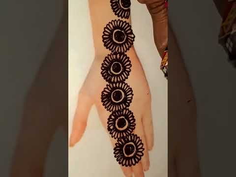 new floral mehndi designs||for beginners unique arabic mehndi|| #shorts  #trending #athiyashetty