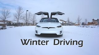Tesla Model X - Winter Driving &amp; Cold Weather Tips