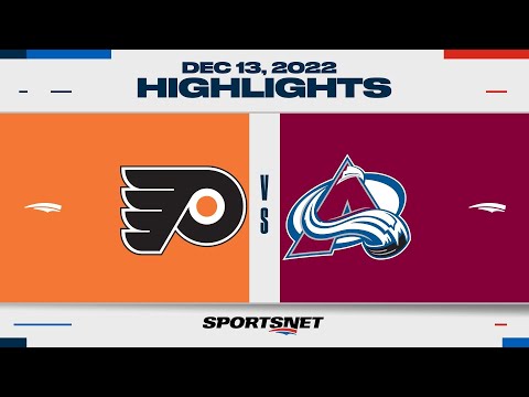NHL Highlights | Flyers vs. Avalanche - December 13, 2022