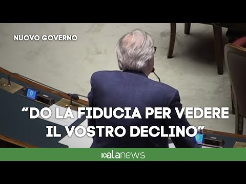 Sgarbi: "In ignorance I prosper, I vote confidence in the Conte government"