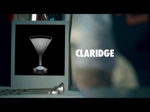 CLARIDGE DRINK RECIPE - HOW TO MIX