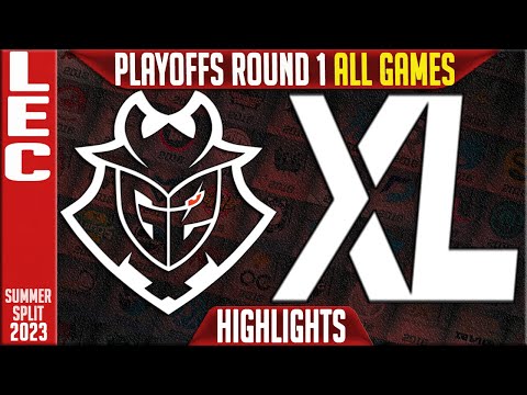 G2 vs XL Highlights ALL GAMES | LEC Summer 2023 Playoffs Round 1 | G2 Esports vs Excel