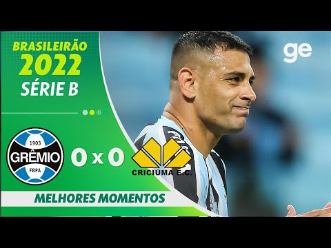Gols e lances de Grêmio x Criciúma