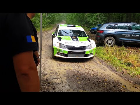 VLOG: Skoda Fabia R5 Dobrovat Powerstage Rally Experience | Onboard footage | CRAZY REACTIONS !!!
